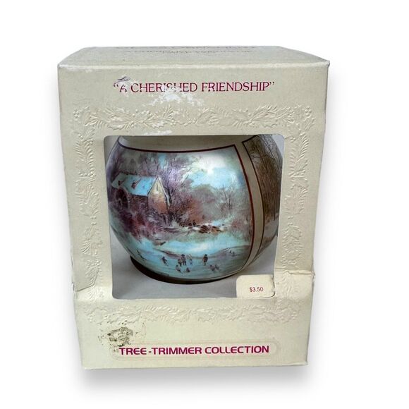 Hallmark Keepsake Ornament A Cherished Friend 1979 Ornament Glass Ball Christmas - Picture 10 of 16